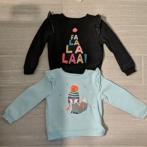 Set of 2 size 3t toddler sweatshirts